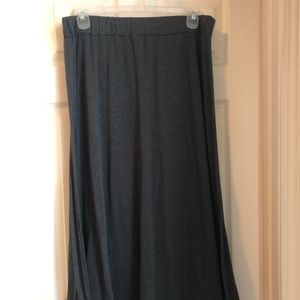 Ruby Moon Gray Maxi Skirt